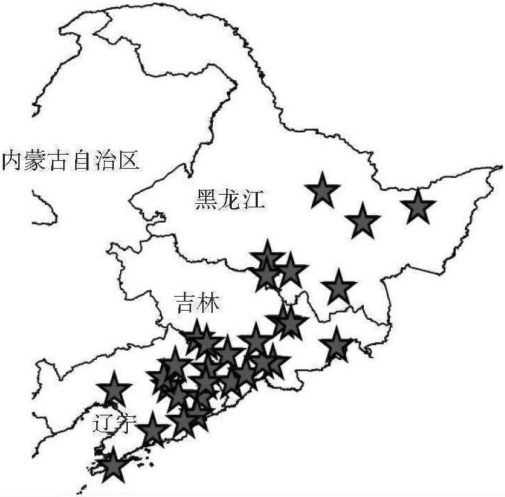 關(guān)大力不同居群主要伴生植物分析